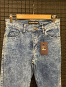 Calça John & John Jeans Marinho Destonado - Pronta Entrega
