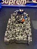Jaqueta BAPE Shark Camo Black White  Duo Hoodie Black - Pronta Entrega