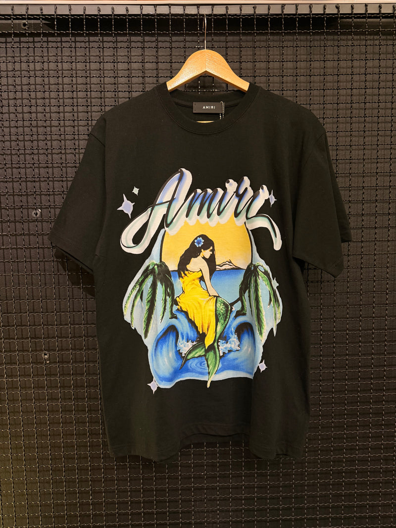 Camiseta Amiri Sereia Black - Pronta Entrega