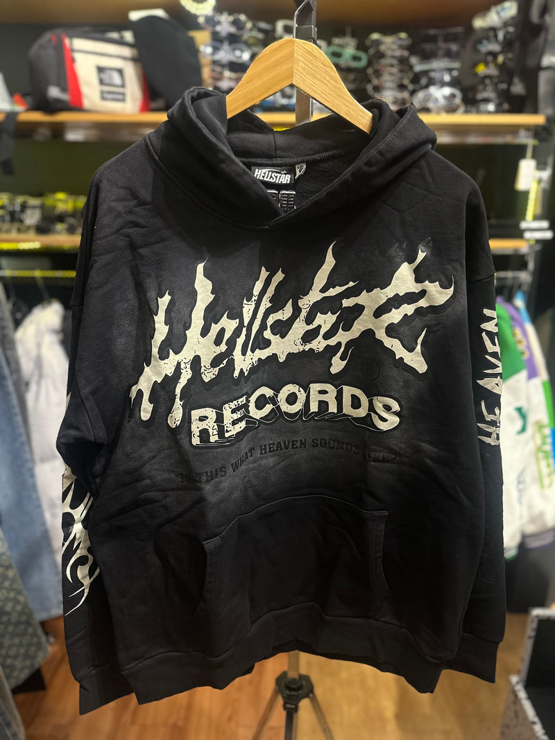 Moletom com Gorro Hellstar Records Scream Boy Preto - Pronta Entregar