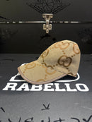 Boné Gucci Gold Aba Curva Logo Grande - Pronta Entrega