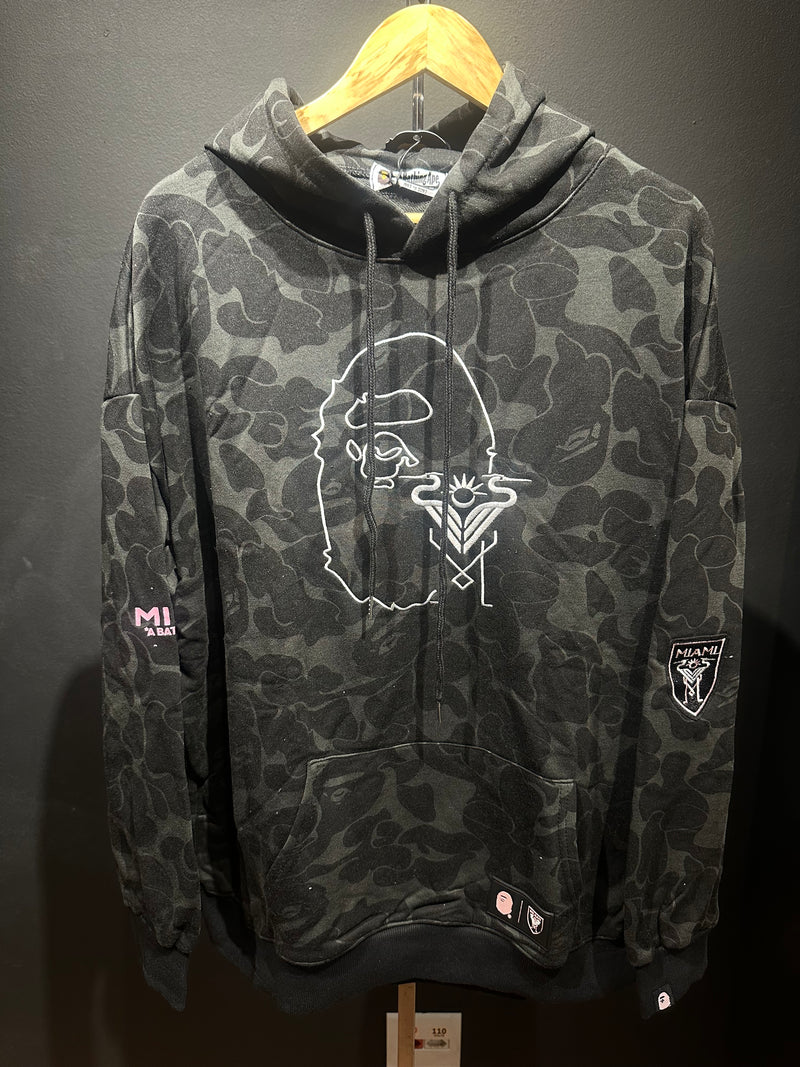 Moletom BAPE X Inter Miami FC Black - Pronta Entrega