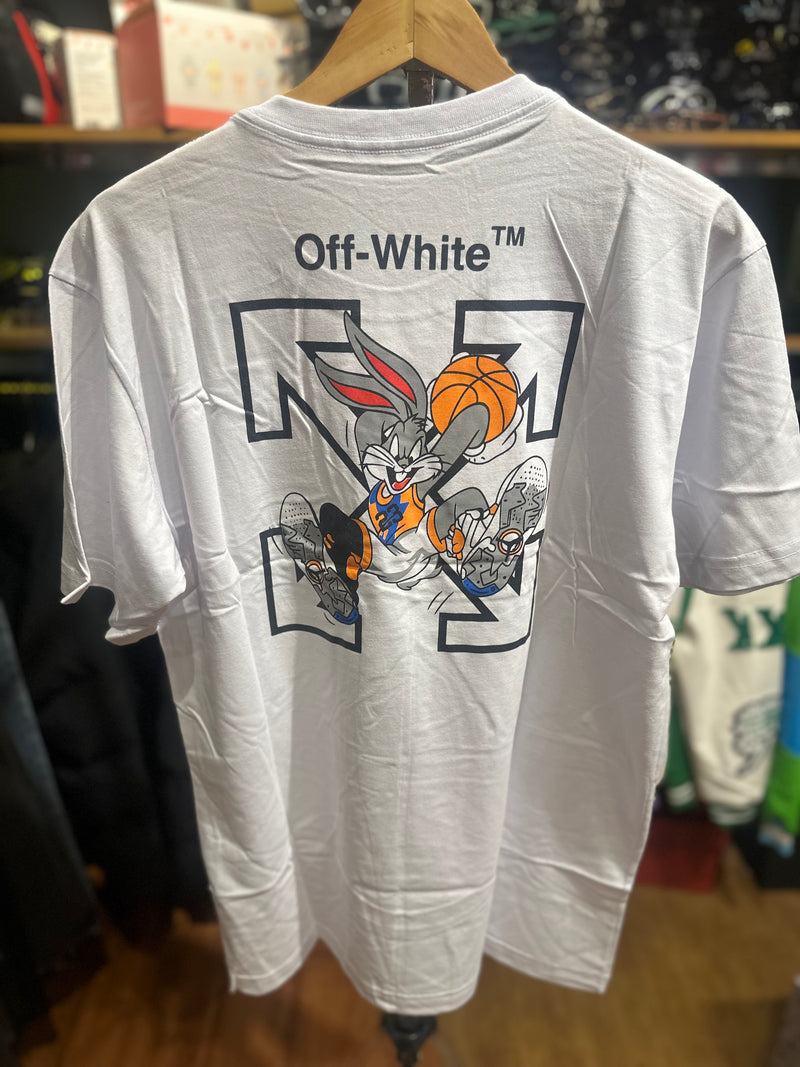 Camisa Off-White Pernalonga Basketball Branca- Pronta Entrega