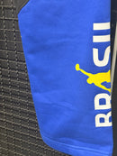 Conjunto Tracksuit Jordan Brasil Azul Amarelo 2026/27 - Pronta Entrega