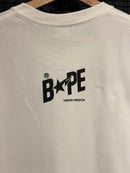 Camiseta BAPE x Heron Preston White - Pronta Entrega