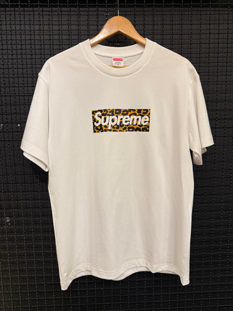 Camiseta SUPREME Leopard White - Pronta Entrega
