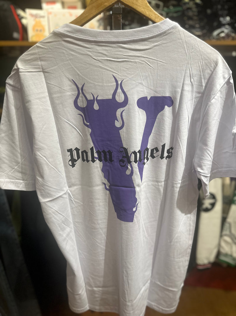 Camisa Palm Angels x Vlone White - Pronta Entrega