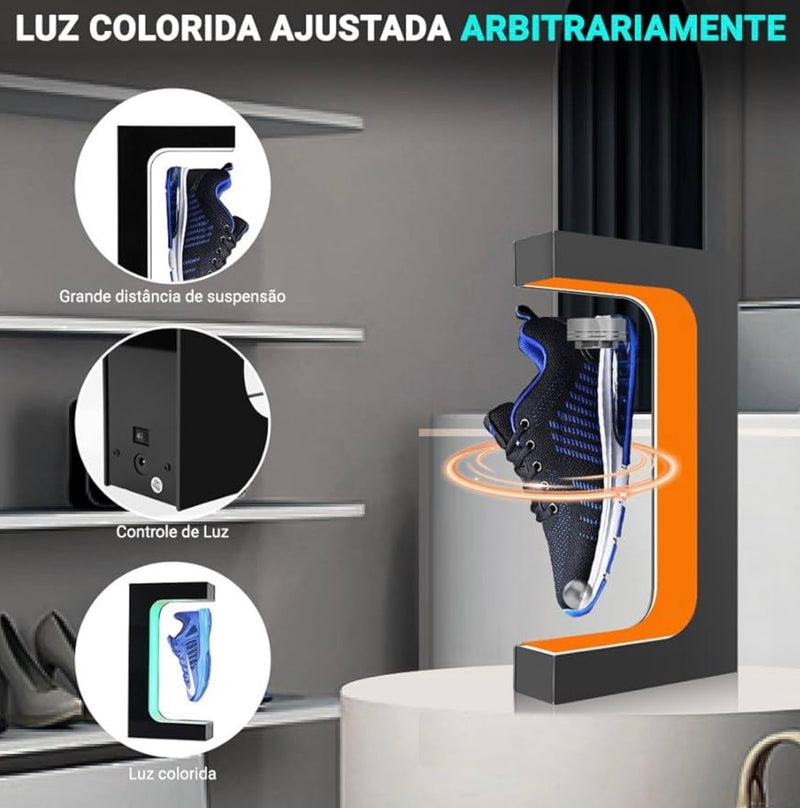 Suporte Magnético Levitante para Tênis- Pronta Entrega