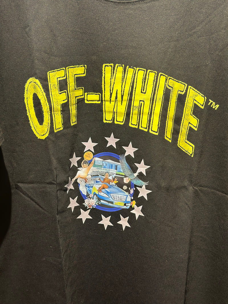 Camisa Off-White Kid In The Car Black - Pronta Entrega