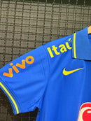 Camiseta Nike Polo Seleção Brasileira Azul - Pronta Entrega