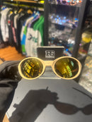 Óculos Oakley Eye Jacket Piet Bege Lente Dourada - Pronta Entrega