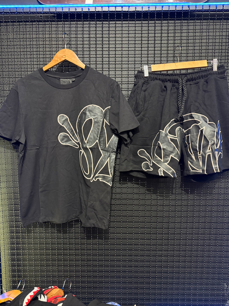 Conjunto Syna Camiseta + Short Black - Pronta Entrega