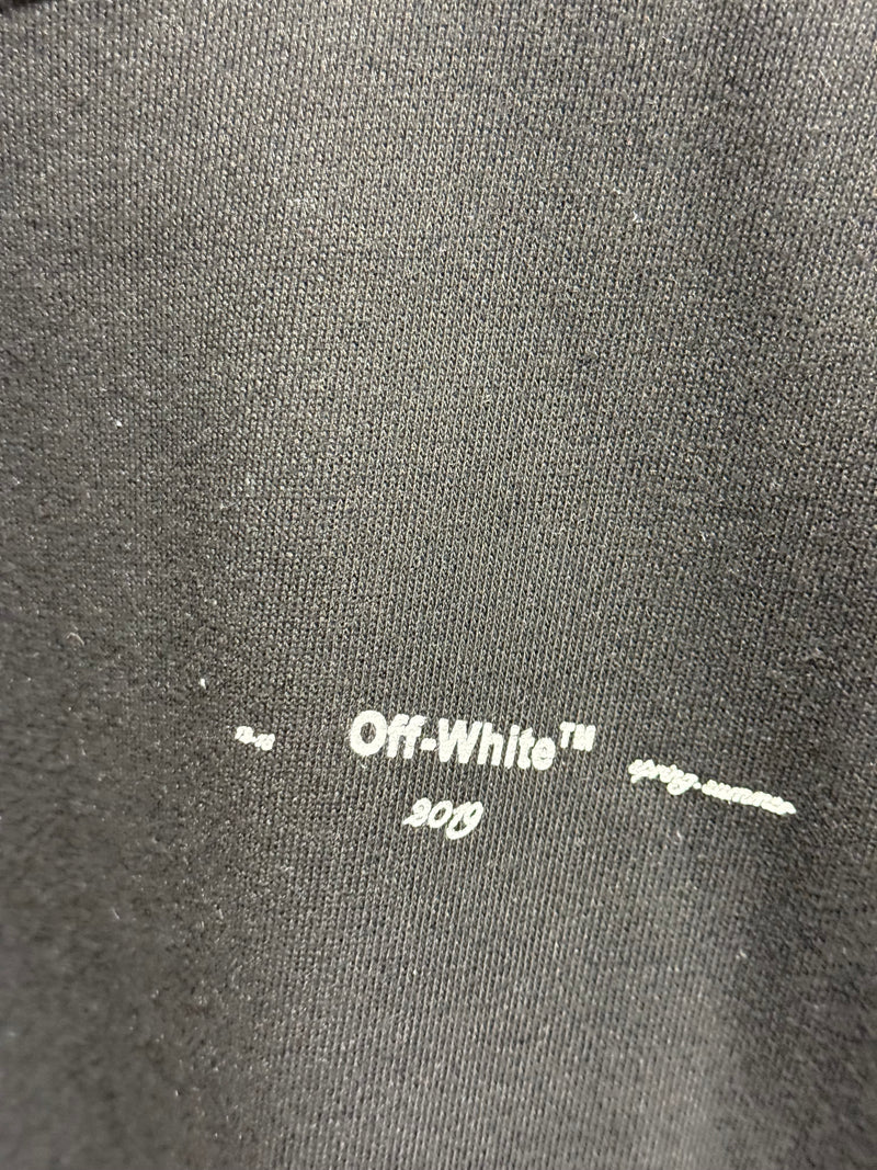 Moletom Off-White Sem gorro Caravaggio Painting’ Preto - Pronta Entrega
