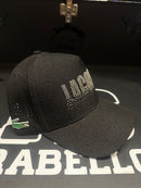 Boné Aba Curva Lacoste Preto Line Silk - Pronta Entrega