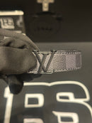 Cinto Feminino Louis Vuitton Initiales Damier Graphite 115 CM Logo Black - Pronta Entrega