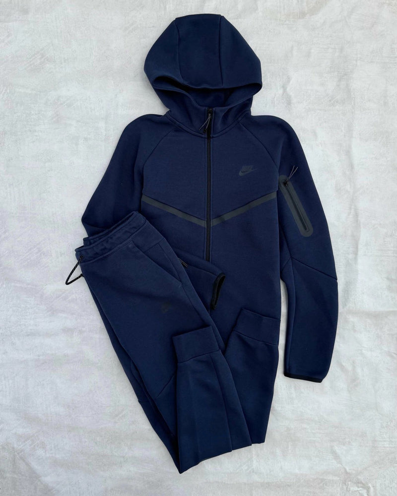 Conjunto Tech Fleece Nike Azul Marinho - Encomenda