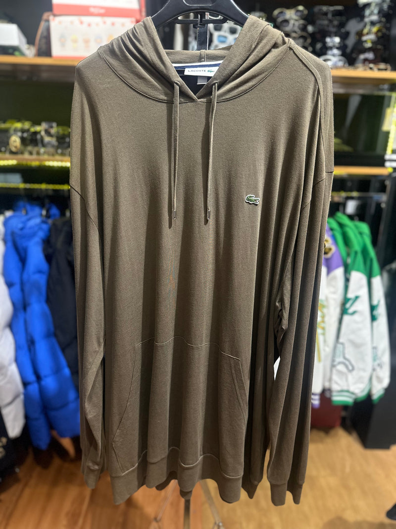 Moletom Oversize com gorro Lacoste Verde - Pronta Entrega