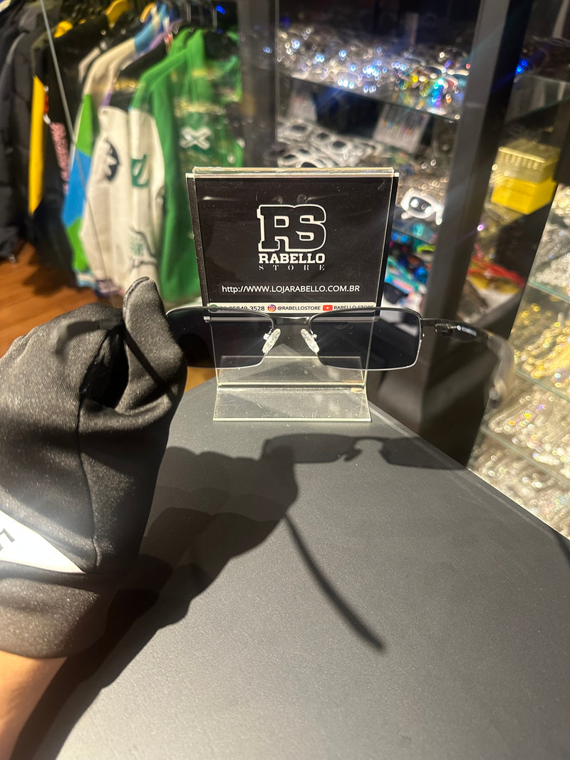 Óculos Oakley Lupa Do Vilão Preto Lente Espelhada Preta - Pronta Entrega