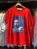 Camiseta OFF WHITE BUSINESS CASUAL Vermelho - Pronta Entrega