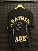 Camiseta Bape Big Logo Gold Back - Pronta Entrega