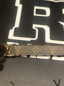 Cinto Louis Vuitton Initiales Monogram Brown Logo Gold 125 CM  - Pronta Entrega