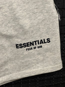 Short Essentials Fear Of God Cinza Claro - Pronta Entrega