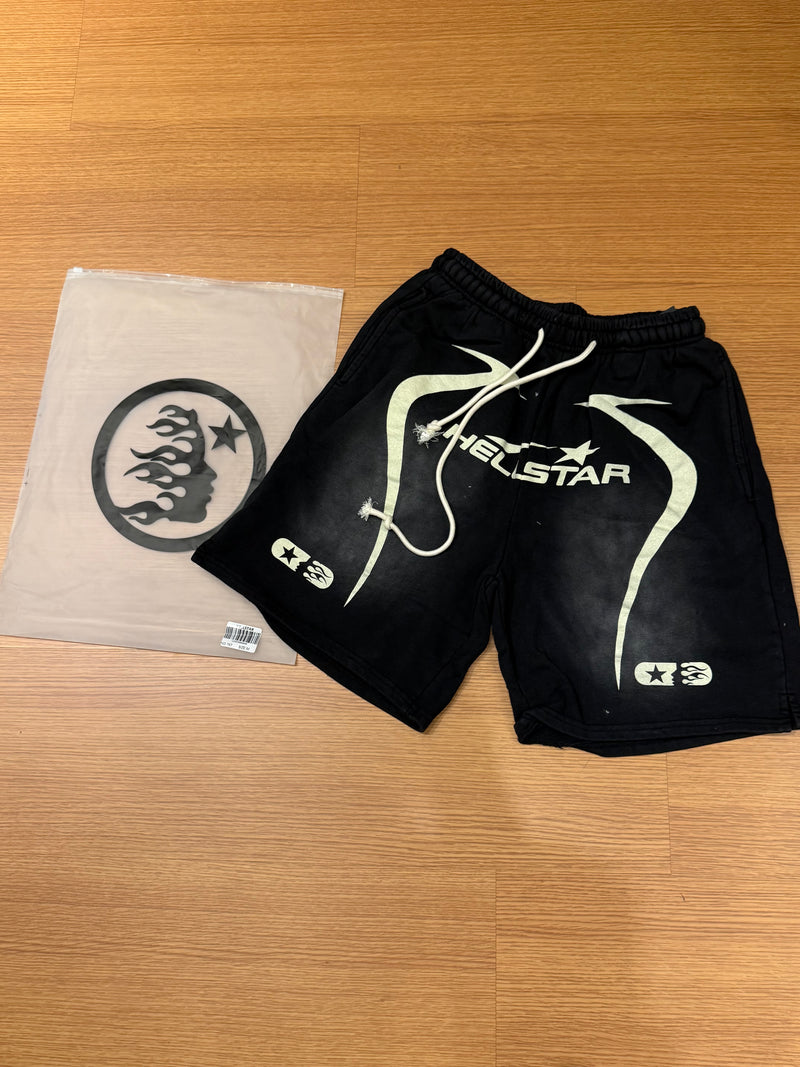 Short Hellstar Warm Up Black - Pronta Entrega