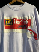 Camiseta TRAVIS SCOTT CACTUS JACK x MC DONALD’S Branco - Pronta Entrega