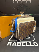 Bolsa Louis Vuitton 2020 LV X NBA WHITE BROWN MONOGRAM NIL MESSENGER BAG - Pronta Entrega