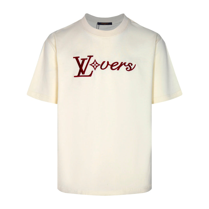 Camiseta Louis Vuitton Cream LV Lovers - Encomenda