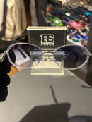 Óculos Chanel Redondo Lente Azul - Pronta Entrega