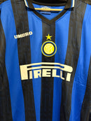 Camisa Umbro Internazionale De Milão Manga Longa 1997/98 Ronaldo