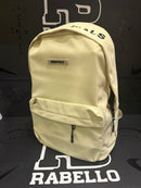 Mochila Essentials Couro Creme  - Pronta Entrega