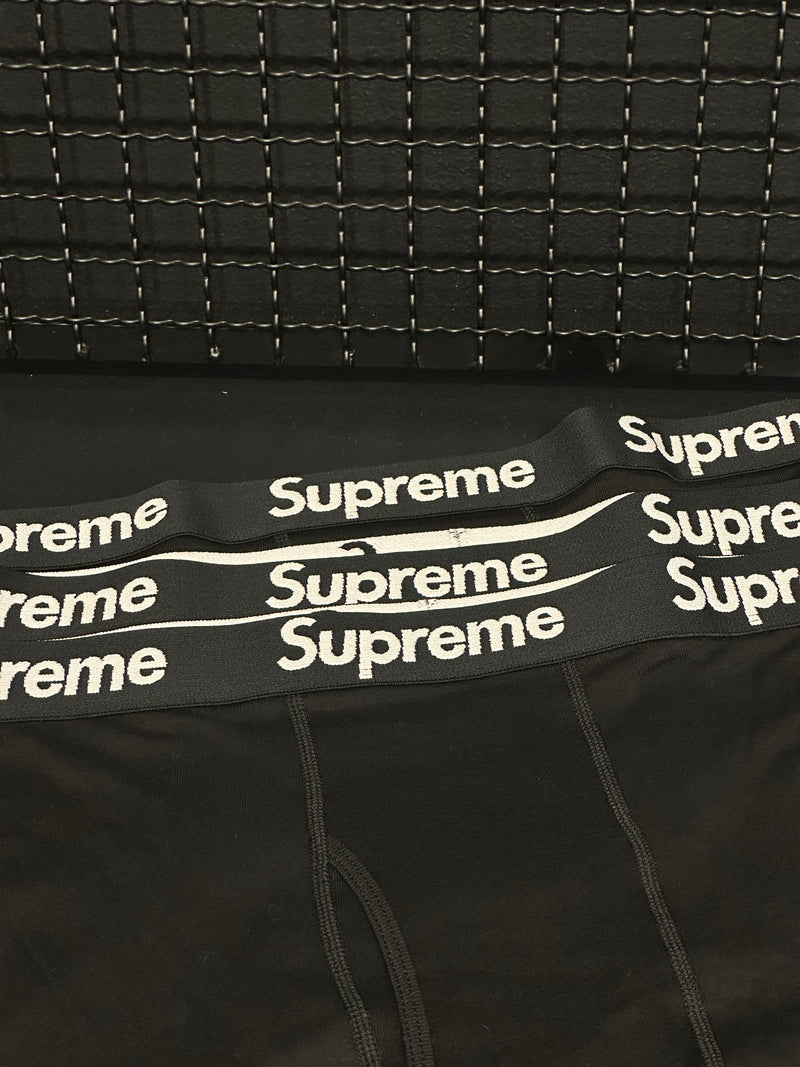 Pack 3 Cuecas Supreme Black - Pronta Entrega