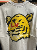 Camiseta Louis Vuitton Branca Tiger - Pronta Entrega