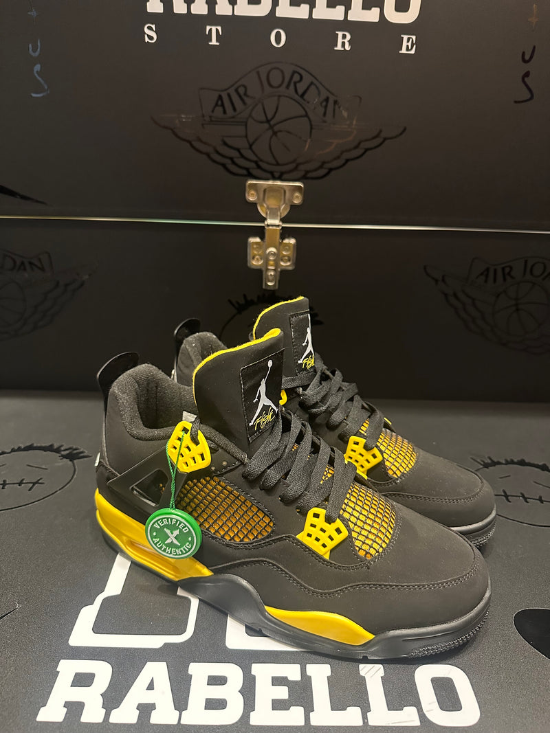 Tênis Nike Air Jordan 4 Retro Thunder Yellow - Pronta Entrega
