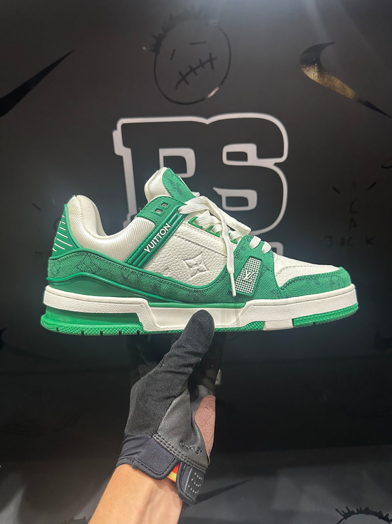 Tênis Louis Vuitton LV Trainer Green - Pronta Entrega