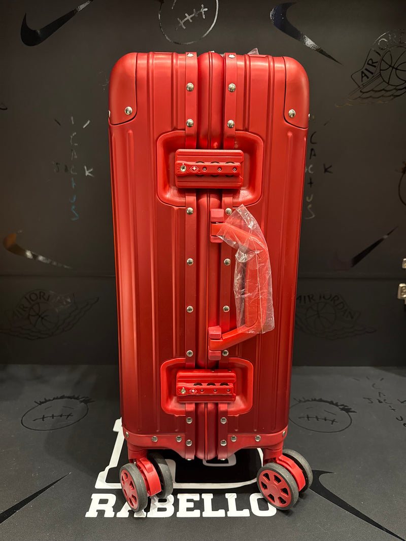 Mala Supreme Suitcase Alumínio Vermelha - Pronta Entrega