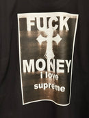 Camiseta SUPREME Fuck Money Black - Pronta Entrega