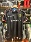 Camisa Vintage Umbro Manchester United Preta 98/99 - Pronta Entrega
