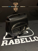 Bolsa Diesel Feminina 1DR Crossbody Couro Preto - Pronta Entrega