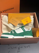 Tênis Louis Vuitton LV Trainer Green - Pronta Entrega