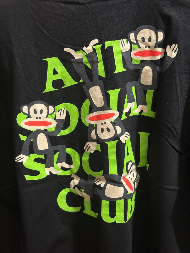 Camisa Anti Social Social Club Preta Monkey - Pronta Entrega