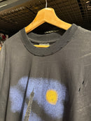 Camiseta Balenciaga Paris Moon Preta - Pronta Entrega