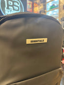 Mochila Essentials Couro Preto Mini Logo - Pronta Entrega