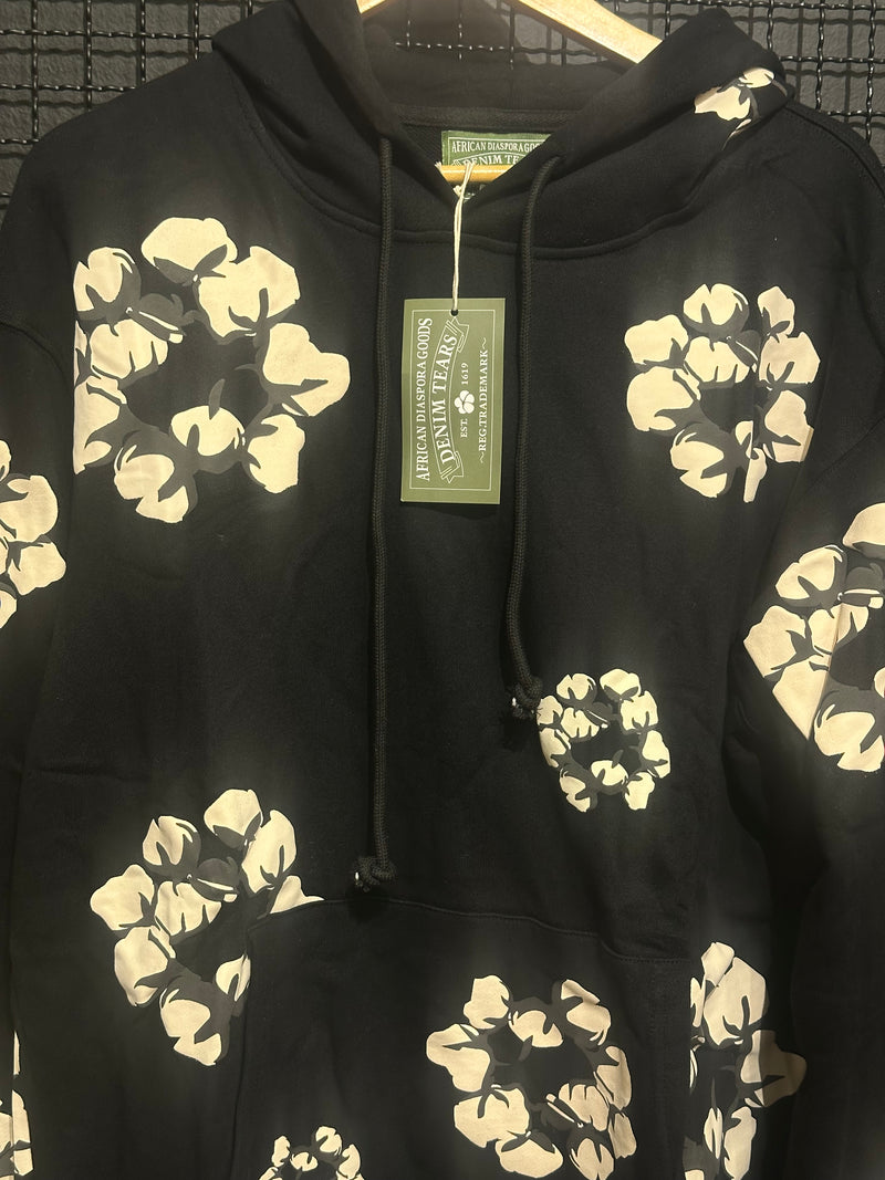 Moletom Denim Tears X CPMF Wreath Black - Pronta Entrega