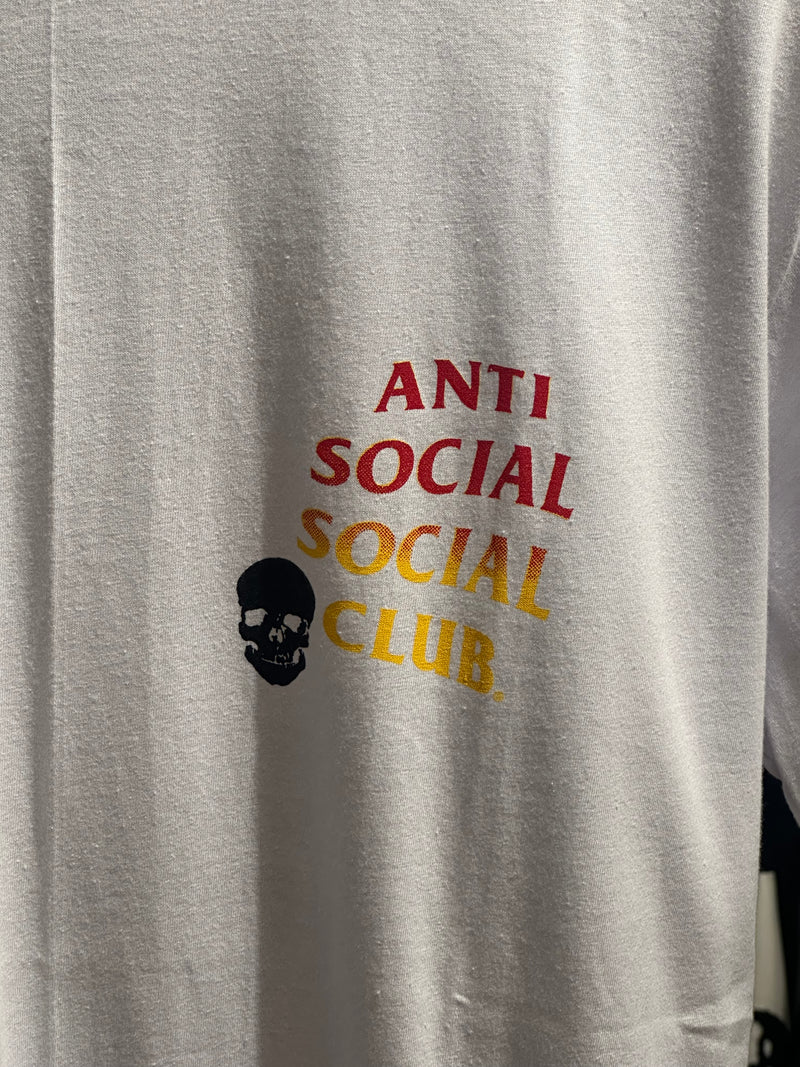 Camisa Anti Social Social Club Branca Skull - Pronta Entrega