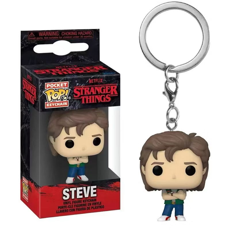 Chaveiro Pocket Pop Funko Keychain Steve Stranger Things- Pronta Entrega