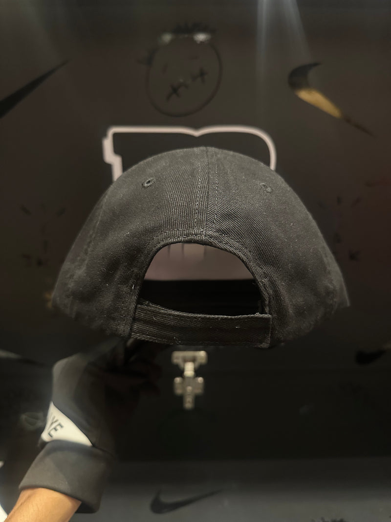 Boné Aba Curva Cortada Balenciaga Preto Logo Aba - Pronta Entrega