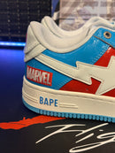 Tênis A Bathing Ape x Marvel Bapesta 'Captain America' - Pronta Entrega